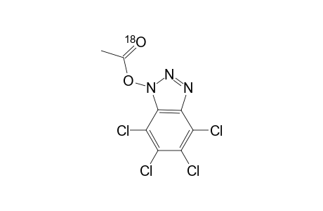 1-Acetoxy-4,5,6,7-tetrachlorobenzotriazole-O-18