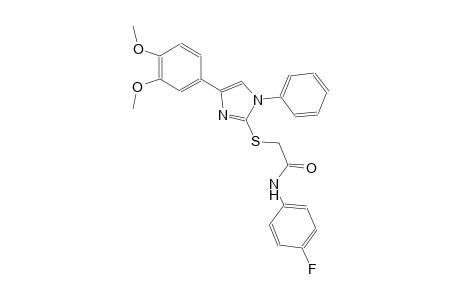 acetamide, 2-[[4-(3,4-dimethoxyphenyl)-1-phenyl-1H-imidazol-2-yl]thio]-N-(4-fluorophenyl)-
