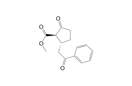 (1R,5R)-2-keto-5-phenacyl-cyclopentanecarboxylic acid methyl ester
