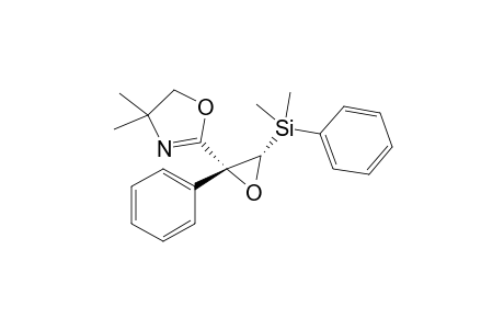 (1R*,2S*)-2-Dimethylphenylsilyl-1-(4,4-dimethyl-2-oxazolin-2-yl)-1-phenylepoxyethane
