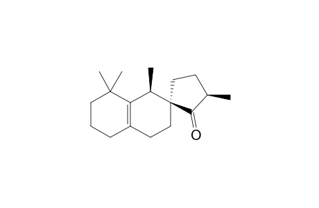 (5R,5'R,6S)-4,4,5,5'-tetramethyl-1'-spiro[1,2,3,5,7,8-hexahydronaphthalene-6,2'-cyclopentane]one