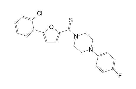 1-{[5-(2-chlorophenyl)-2-furyl]carbothioyl}-4-(4-fluorophenyl)piperazine