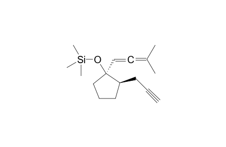 trans-3-Methylbuta-1,2-dienyl-2-prop-2-ynylcyclopentanoltrimethylsilylether