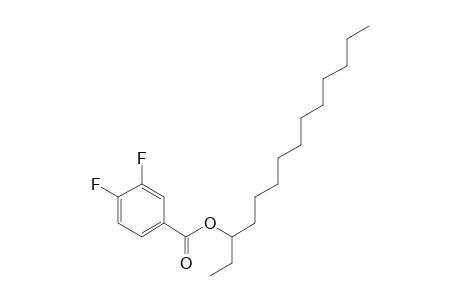 3,4-Difluorobenzoic acid, 3-tetradecyl ester