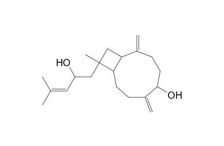 Bicyclo[7.2.0]undecane-10-ethanol, 5-hydroxy-10-methyl-2,6-bis(methylene)-.alpha.-(2-methyl-1-propenyl)-