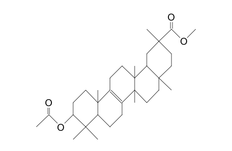 3b-Acetoxy-D:C-friedoolean-8-en-29-oic acid, methyl ester