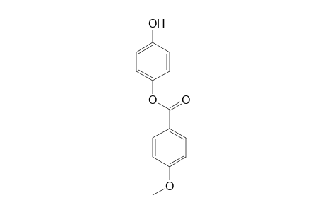 Benzoic acid, 4-methoxy-, 4-hydroxyphenyl ester