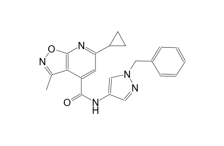 isoxazolo[5,4-b]pyridine-4-carboxamide, 6-cyclopropyl-3-methyl-N-[1-(phenylmethyl)-1H-pyrazol-4-yl]-