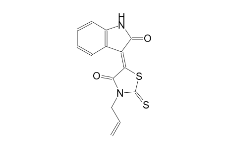 (3Z)-3-(3-allyl-4-oxo-2-thioxo-1,3-thiazolidin-5-ylidene)-1,3-dihydro-2H-indol-2-one