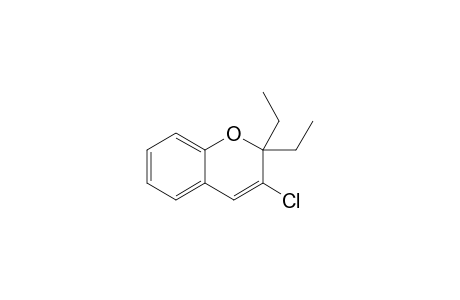 3-Chloro-2,2-diethyl-2H-1-benzopyran