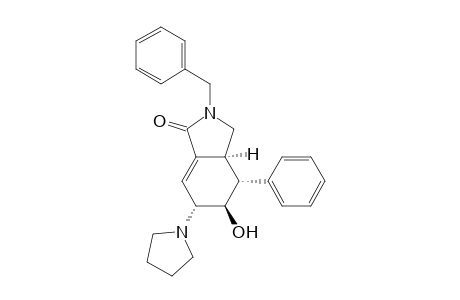 1H-Isoindol-1-one, 2,3,3a,4,5,6-hexahydro-5-hydroxy-4-phenyl-2-(phenylmethyl)-6-(1-pyrrolidinyl)-, (3a.alpha.,4.alpha.,5.beta.,6.al pha.)-