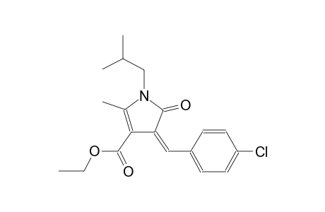 1H-pyrrole-3-carboxylic acid, 4-[(4-chlorophenyl)methylene]-4,5-dihydro-2-methyl-1-(2-methylpropyl)-5-oxo-, ethyl ester, (4Z)-