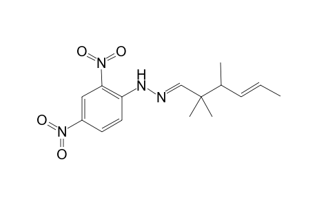 4-Hexenal, 2,2,3-trimethyl-, (2,4-dinitrophenyl)hydrazone, (?,E)-