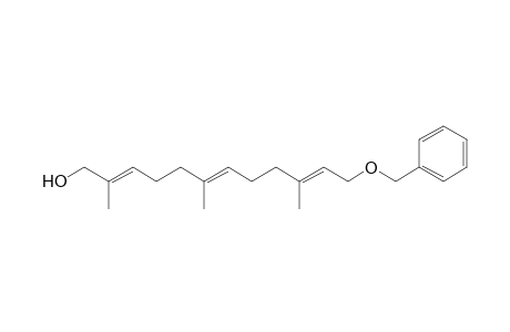 (2E,6E,10E)-12-benzoxy-2,6,10-trimethyl-dodeca-2,6,10-trien-1-ol