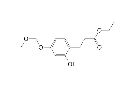 3-[2-hydroxy-4-(methoxymethoxy)phenyl]propanoic acid ethyl ester