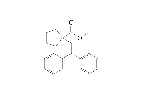 Methyl 1-(2,2-diphenylvinyl)-1-cyclopentanecarboxylate