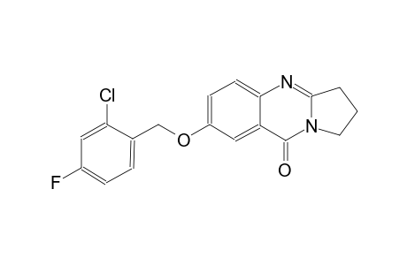 pyrrolo[2,1-b]quinazolin-9(1H)-one, 7-[(2-chloro-4-fluorophenyl)methoxy]-2,3-dihydro-