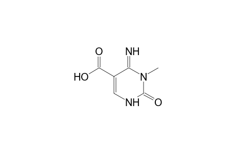 4-imino-3-methyl-2-oxo-1,2,3,4-tetrahydro-5-pyrimidinecarboxylic acid