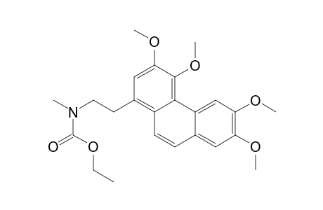 Ethyl N-methyl-N-[2-(3,4,6,7-tetramethoxy-1-phenanthryl)ethyl]carbamate