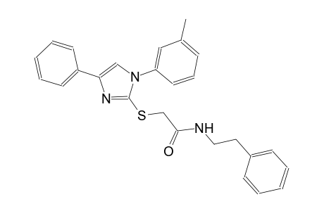 acetamide, 2-[[1-(3-methylphenyl)-4-phenyl-1H-imidazol-2-yl]thio]-N-(2-phenylethyl)-