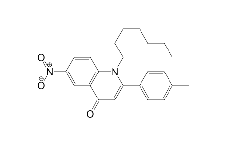 1-Heptyl-6-nitro-2-p-tolylquinolin-4(1H)-one