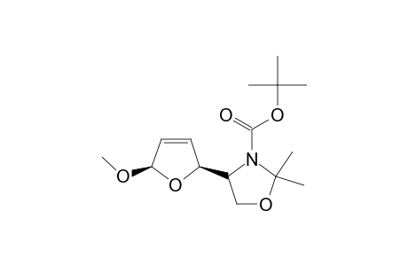 1,1-DIMETHYLETHYL-[2S-[2-ALPHA-(R*),5-BETA]]-4-(2,5-DIHYDRO-5-METHOXY-2-FURANYL)-2,2-DIMETHYL-3-OXAZOLIDINECARBOXYLATE
