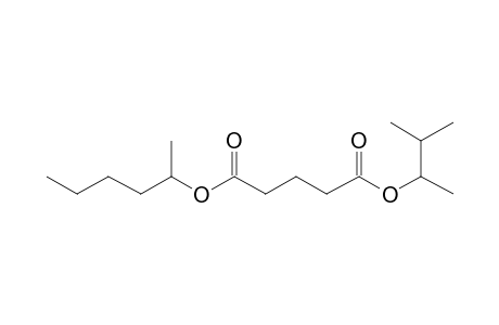 Glutaric acid, 3-methylbut-2-yl 2-hexyl ester