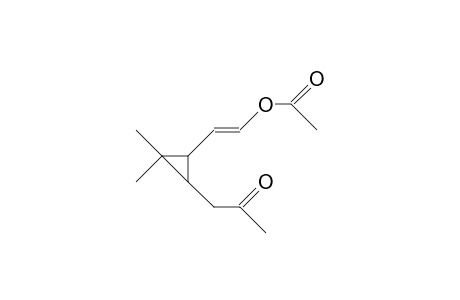 Acetic acid, cis-2-(3-acetonyl-2,2-dimethyl-1-cyclopropyl)-(E)-vinyl ester