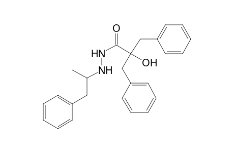 2-Benzyl-2-hydroxy-3-phenyl-N'-(1-phenylpropan-2-yl)propanehydrazide