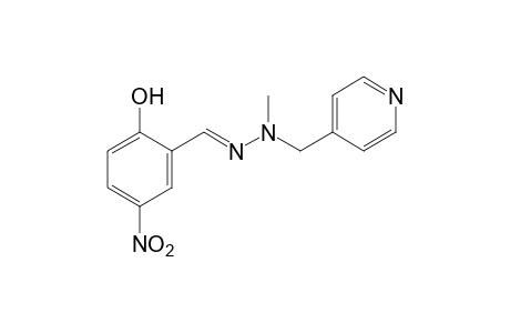 5-nitrosalicylaldehyde, methyl[(4-pyridyl)methyl]hydrazone
