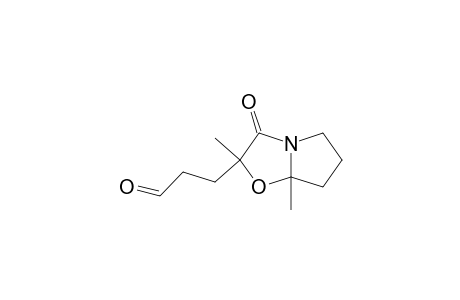 Pyrrolo[2,1-b]oxazole-2-propanal, hexahydro-2,7a-dimethyl-3-oxo-