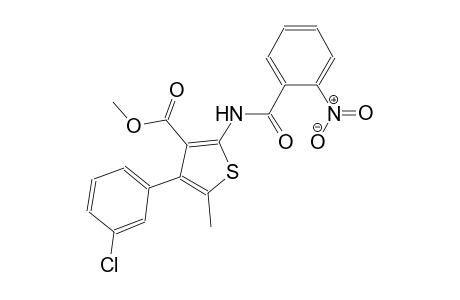methyl 4-(3-chlorophenyl)-5-methyl-2-[(2-nitrobenzoyl)amino]-3-thiophenecarboxylate