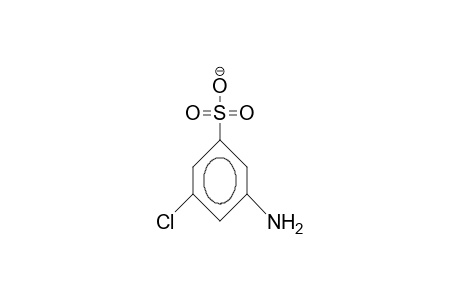 3-Amino-5-chloro-benzenesulphonic acid, anion
