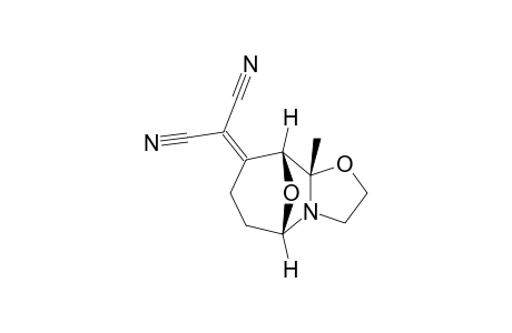 rel-(1R,2R,6S,7S)-6-Methyl-5,11-dioxa-2-azatricyclo[5.3.1.0(2,6)]undecan-8-ylidenemalononitrile