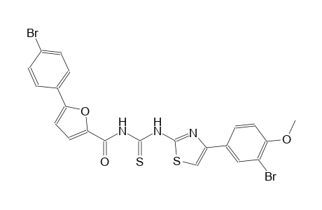 N-[4-(3-bromo-4-methoxyphenyl)-1,3-thiazol-2-yl]-N'-[5-(4-bromophenyl)-2-furoyl]thiourea