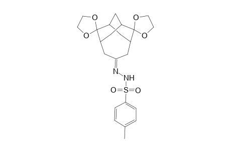 Dispiro[dioxolane-2,2'-tricyclo[5.3.1.1(3,9)]dodecane-8',2"-dioxolan]-5'-one tosylhydrazone