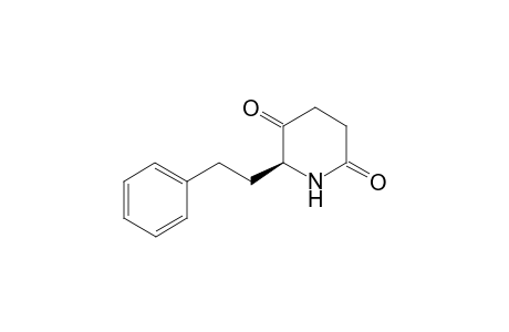 (S)-6-(2-Phenylethyl)piperidine-2,5-dione