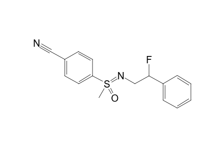 4-[N-(2-Fluoro-2-phenylethyl)-S-methylsulfonimidoyl]benzonitrile