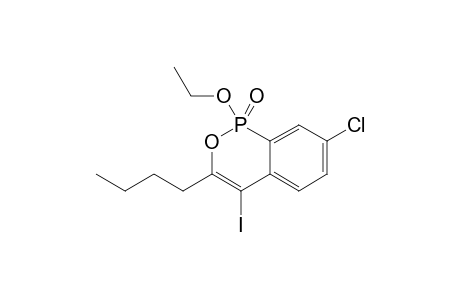 3-BUTYL-4-IODO-7-CHLORO-1-ETHOXYBENZO-[C]-[1,2]-OXAPHOSPHININE-1-OXIDE
