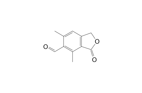 5-Isobenzofurancarboxaldehyde, 1,3-dihydro-4,6-dimethyl-3-oxo-