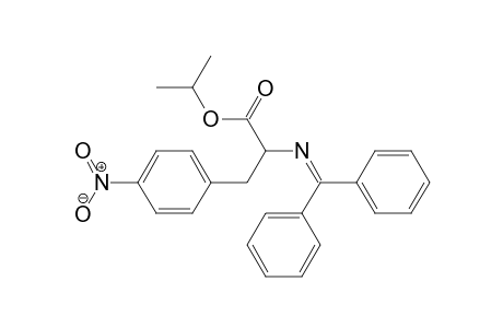 Isopropyl 2-(diphenylmethyleneamino)-3-(4-nitrophenyl)propanoate