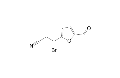 5-(1-Bromo-2-cyanoethyl)furan-2-carbaldehyde