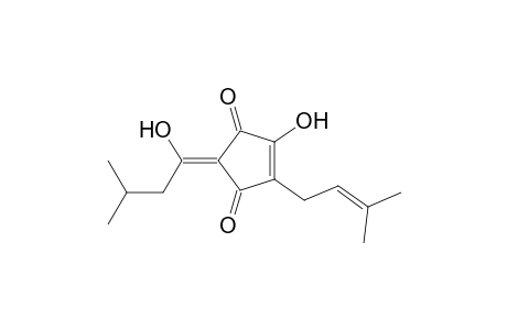 4-Cyclopentene-1,3-dione, 4-hydroxy-2-(1-hydroxy-3-methylbutylidene)-5-(3-methyl-2-butenyl)-