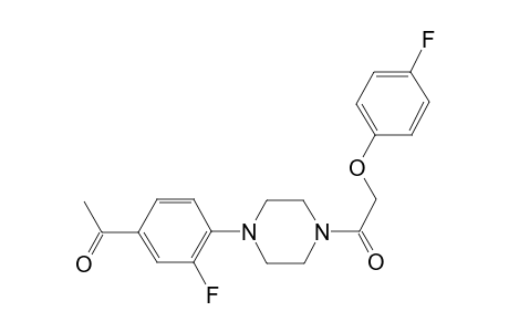 1-[4-(4-Acetyl-2-fluoro-phenyl)-piperazin-1-yl]-2-(4-fluoro-phenoxy)-ethanone