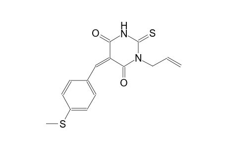 (5Z)-1-allyl-5-[4-(methylsulfanyl)benzylidene]-2-thioxodihydro-4,6(1H,5H)-pyrimidinedione