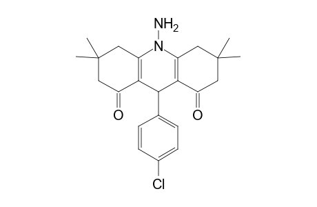 10-amino-9-(4-chlorophenyl)-3,3,6,6-tetramethyl-2,3,4,5,6,7,9,10-octahydroacridine-1,8-dione