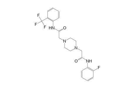 1,4-piperazinediacetamide, N~1~-(2-fluorophenyl)-N~4~-[2-(trifluoromethyl)phenyl]-