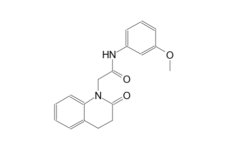 1-quinolineacetamide, 1,2,3,4-tetrahydro-N-(3-methoxyphenyl)-2-oxo-