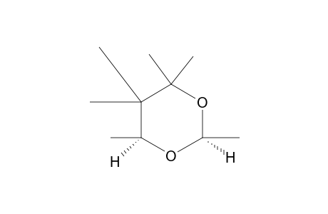 cis-2,4,4,5,5,6-HEXAMETHYL-m-DIOXANE