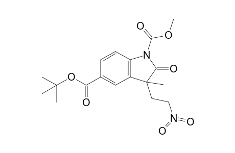 Methyl 5-(tert-Butoxycarbonyl)-3-methyl-3-(2'-nitroethyl)-2-oxoindole-1-carboxylate
